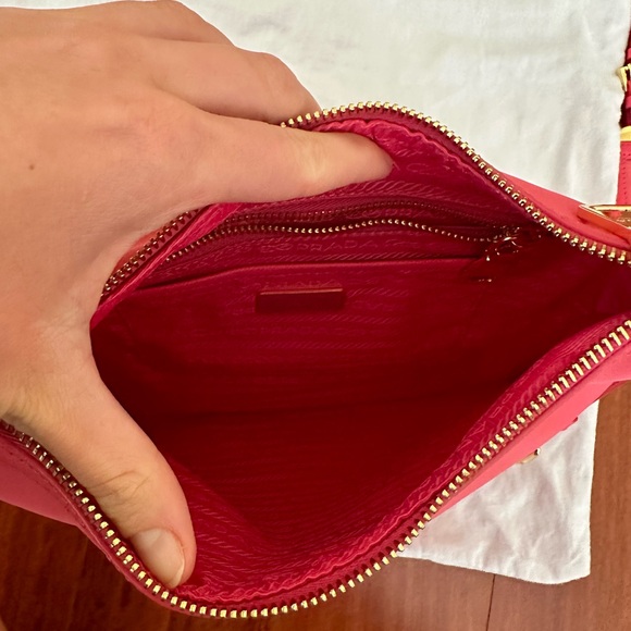 Prada TESSUTO+SAFFIAN Bag - Peonia - Picture 2 of 7